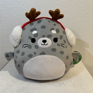 Odile Squishmallow holiday 11” seal Christmas
